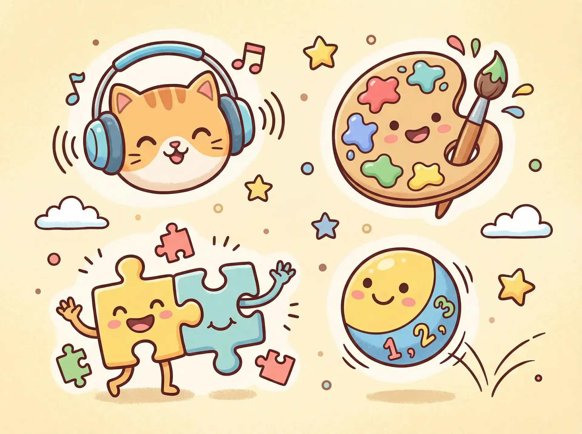 小朋友的手工作品 - 暗网吃瓜 益智创作